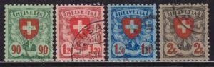 Switzerland # 200 - 203 , Coat of Arms , VF Used Set of 4 - I Combine S/H