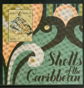 Antigua & Barbuda 2011 Sea Shells Marine Life Sc 3150 M/s MNH # 6269