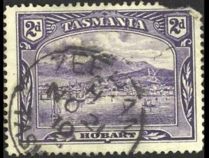 Australia Tasmania Sc# 88 Used 1899-1900 2p violet View of Hobart