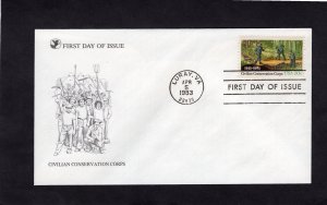 2037 CCC 50th Anniv. FDC Readers Digest