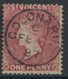 1888 COLONARIE C AU 18 88 small St Vincent cds village postmark