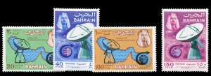 Bahrain #167-170 Cat$42.75, 1969 Intelstat III, set of four, lightly hinged