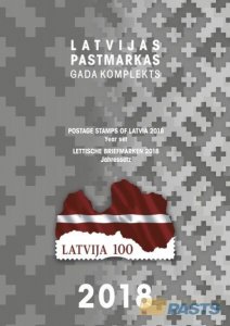 Latvia Lettland Lettonie 2018 Stamp Year set MNH
