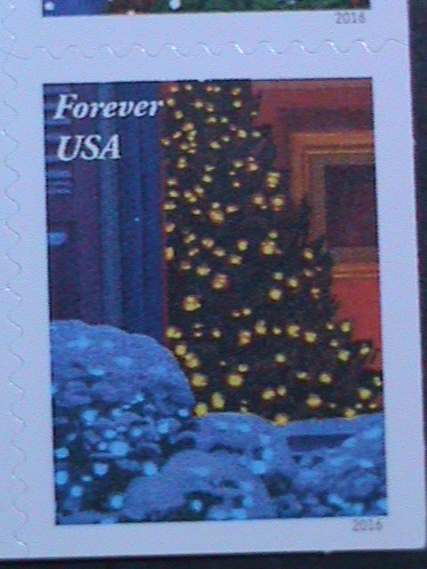 ​UNITED STATES- HOLIDAY WINDOWS-CHRISTMAS MNH BOOKLET OF 20 FOREVER STAMPS VF