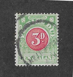 New Zealand Sc #J19   3p due  used VF