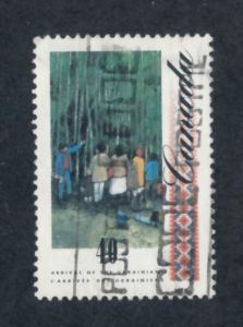 Canada 1991 Scott 1328 used - 40c, Ukrainians, clearing land