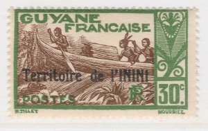 1939-40 French Colony Inini 30cMH* Stamp A22P17F8817-