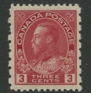 Canada - Scott 109 - Admiral Issue - 1911 - MNH - Single 3c Stamp