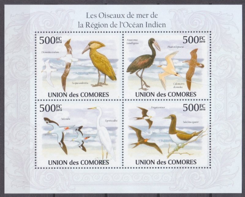 2009 Comoro Islands 2697-2700KL Birds 9,00 €