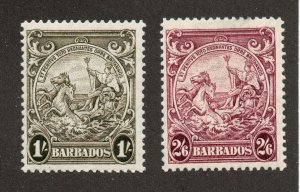 Barbados  - SG# 235a MNH + 256 MVLH       /       Lot  0724105