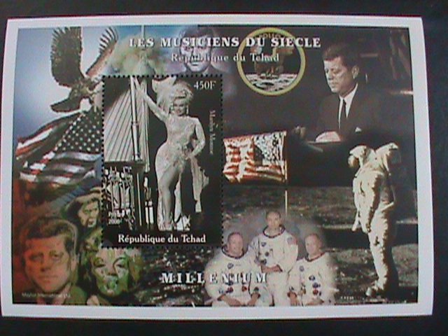 ​CHARD STAMP:1999 #MM-A7- MARILYN MONROE MINT NOT HING S/S SHEET.