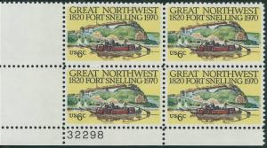 1409: Great Northwest - Plate Block - MNH - 32298-LL