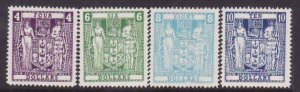 New Zealand-Sc#AR102-5- id9-unused VLH set-Coat of Arms-1967-