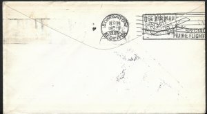 Doyle's_Stamps: Canadian Postal History: Winnipeg-Edmonton 1st Flight Cover