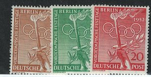 Germany Berlin  Scott 9n81-9n83 MNH!  Complete Set!