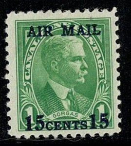 Canal Zone #C1 MH first airmail