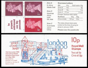 GB 1980 10p. Booklet - SGFA11