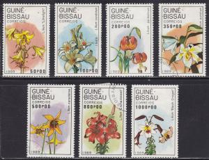 Guinea-Bissau 787-793  Flowers 1989