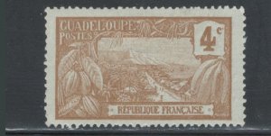 Guadeloupe 1905 Harbor at Basse-Terre 4c Scott # 56 MH