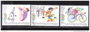 Liechtenstein 1996 Modern Olympic Games Cent Sc 1079-1081 MNH A3069