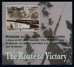 [76571] Gambia 2005 World War II Operation Dynamo Dunkirk Souvenir Sheet MNH