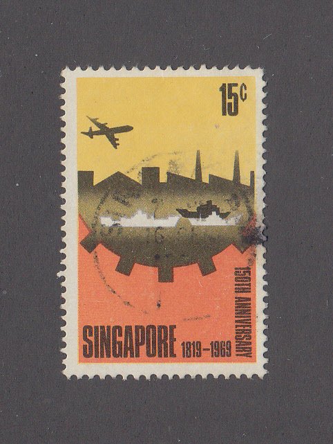 Singapore Scott #101 Used