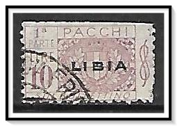 Libya #Q10 Parcel Post Left Used