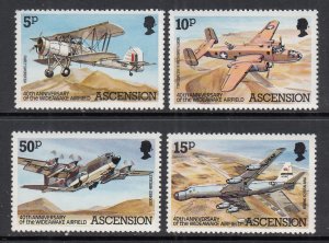 Ascension 309-312 Airplanes MNH VF