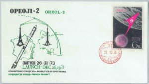 82833 - RUSSIA USSR - Postal History -  COVER 1973  -  SPACE  Oeol - 2
