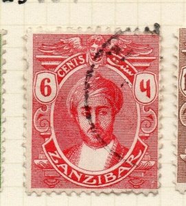 Zanzibar 1913 Early Issue Fine Used 6c. NW-180148