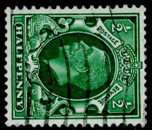 SG439a, ½d green, USED. WMK SIDE