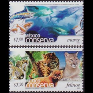 MEXICO 2004 - Scott# 2424-5 Wildlife $7.5 NH