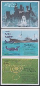 MALDIVE ISLANDS Sc# 1764-5,71 MNH SET of 3 MNH S/S, MYSTERIES of the UNIVERSE