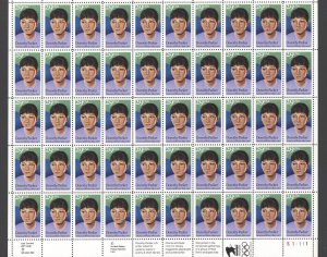 1992 US Scott #2698 29c Dorothy Parker, Sheet of 50 MNH