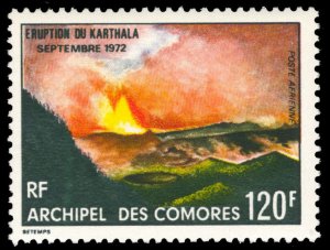 Comoro Islands Volcano 1973 Scott #C54 Mint Never Hinged