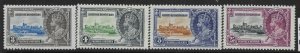 BRITISH HONDURAS SG143/6 1935 SILVER JUBILEE SET MTD MINT