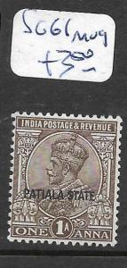 INDIA PATIALA (P0702B)  KGV 1A  SG 61  MOG