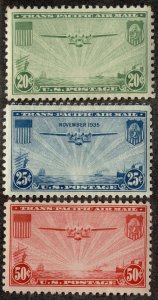 US #C20 -22 VF/XF mint never hinged,  COMPLETE SET,   Very nice set!