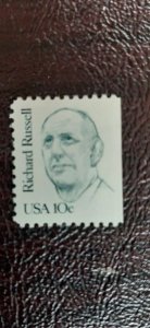 US Scott # 1853; 10c Richard Russell from 1984; MNH, og, dull; F/VF centering