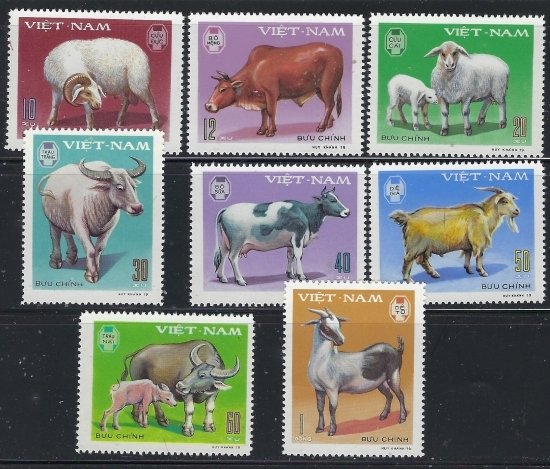 Vietnam 985-92 MNH 1979 Domestic Animals (fe8737)