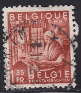 Belgium 376 Industrial Arts 1948