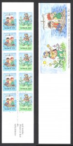 Norway Sc# 851a MNH Complete Booklet 1984 2k Christmas