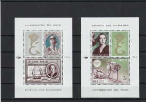 belgium  2 mint never hinged stamps sheet ref  r11279
