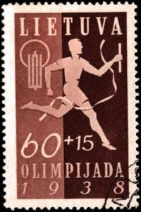 Lithuania #B43-B46, Complete Set(4), 1938, Olympics, Used