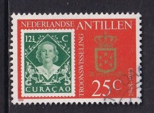 Netherlands Antilles #454 used 1980 Abdication Juliana  25c