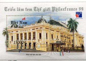 Vietnam 1999 THEATER OF HANOI-Philexfrance s/s Perforated Mint (NH)