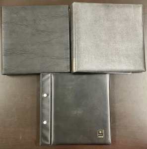 3 First Day Cover Albums  Showgard &  Kleer-Vue & Unknown 