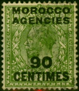 Morocco Agencies 1934 90c on 9d Olive-Green SG209 Good Used