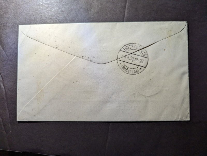 1930 Argentina LZ 127 Graf Zeppelin Airmail First Flight Cover FFC to Germany
