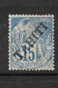 TAHITI  1892  15c  MOUCHON   FU     SG 12 